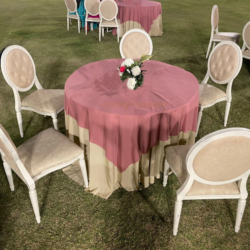 Hot Sell 100%Polyester Satin Wholesale Chair Cover Sash Bow for Party Chair Cloth Strong Stretch Spandex Chair Cover for Wedding and Banquet