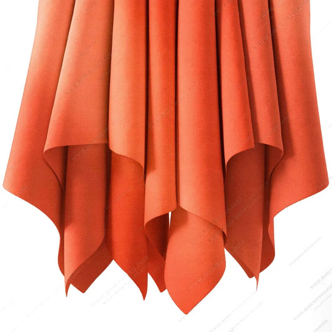 Orange Biodegradable PP Non Woven Cloth