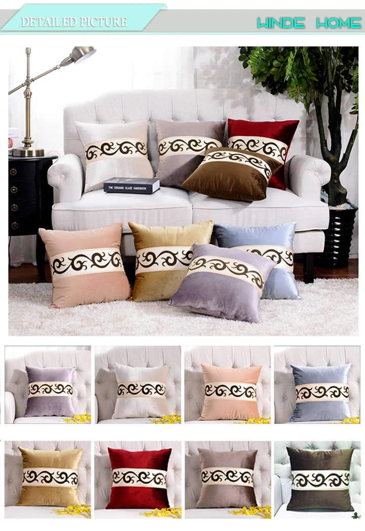Home Decorative Sofa Cushion Cover Velvet Throw Pillow Covers