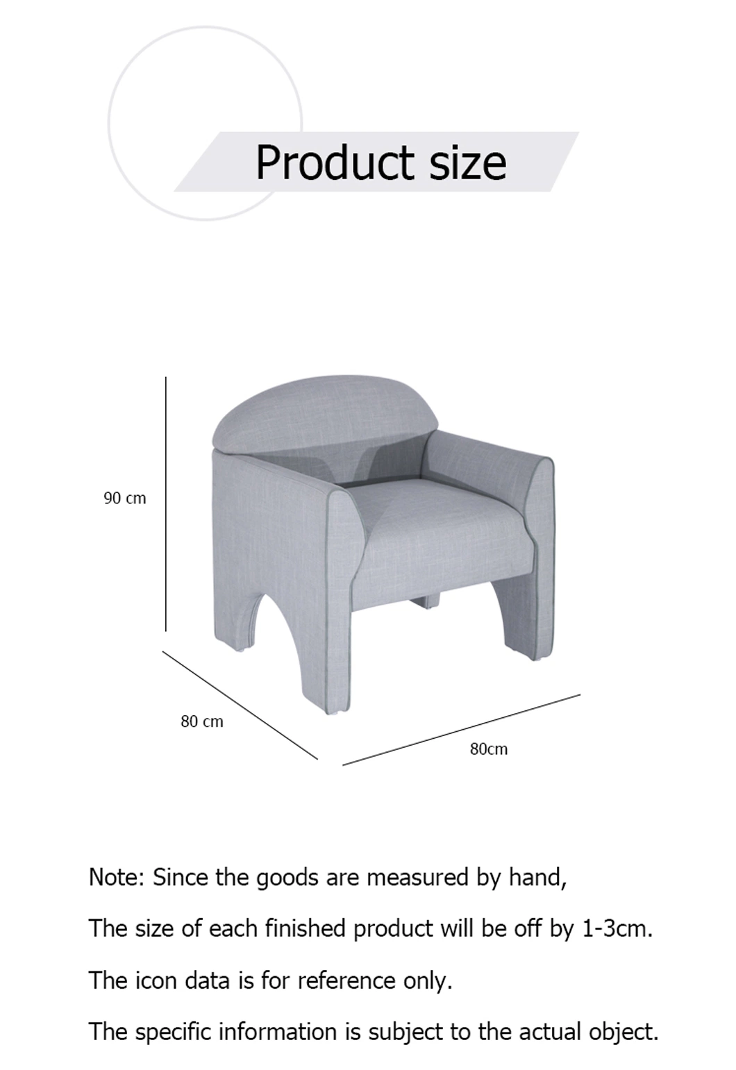 Nordic Design Minimalist Living Room Furniture Armrest Lounge Chair