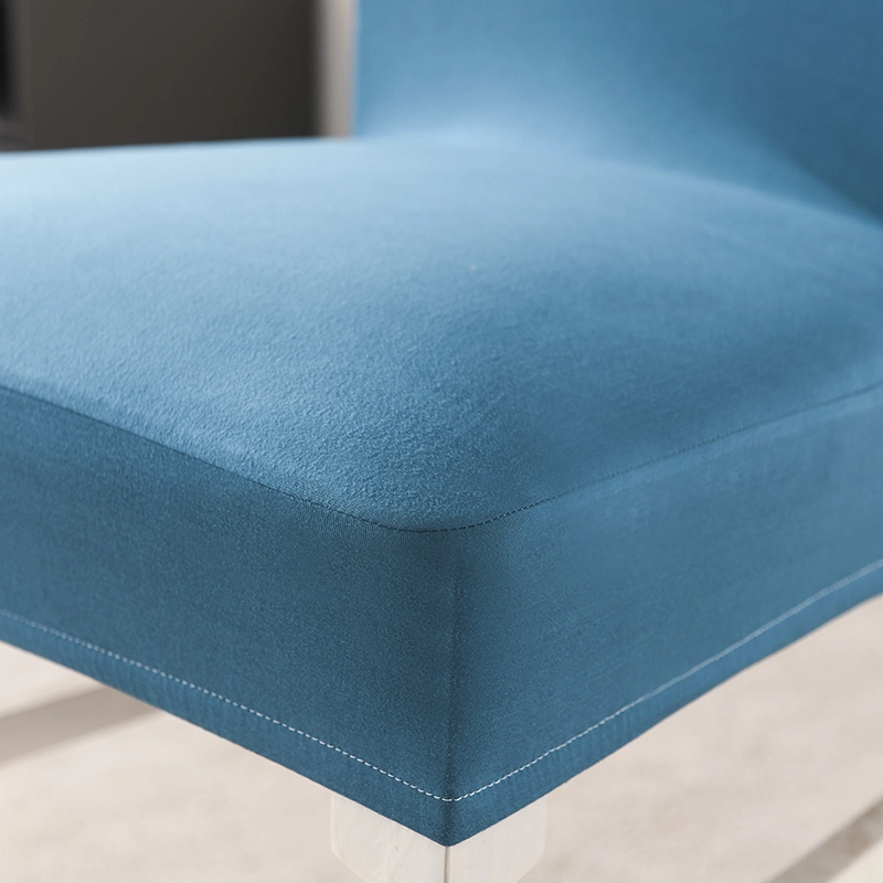 Plain Color Waterproof Slipcover Stretch Velvet Chair Cover for Living Room