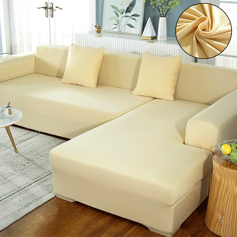 100% Polyester L Shape Sofa Cover