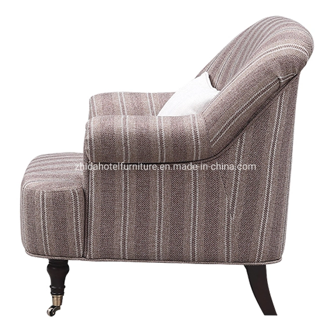 Modern Furniture Leisure Fabric Leather Cover Armchair Sofa Chair for Living Room