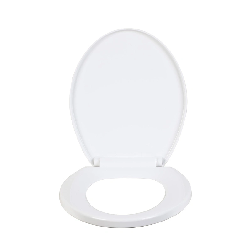 Kj-947 Hot Sale American Style Classic Design Round White PP Plastic Toilet Seat Cover