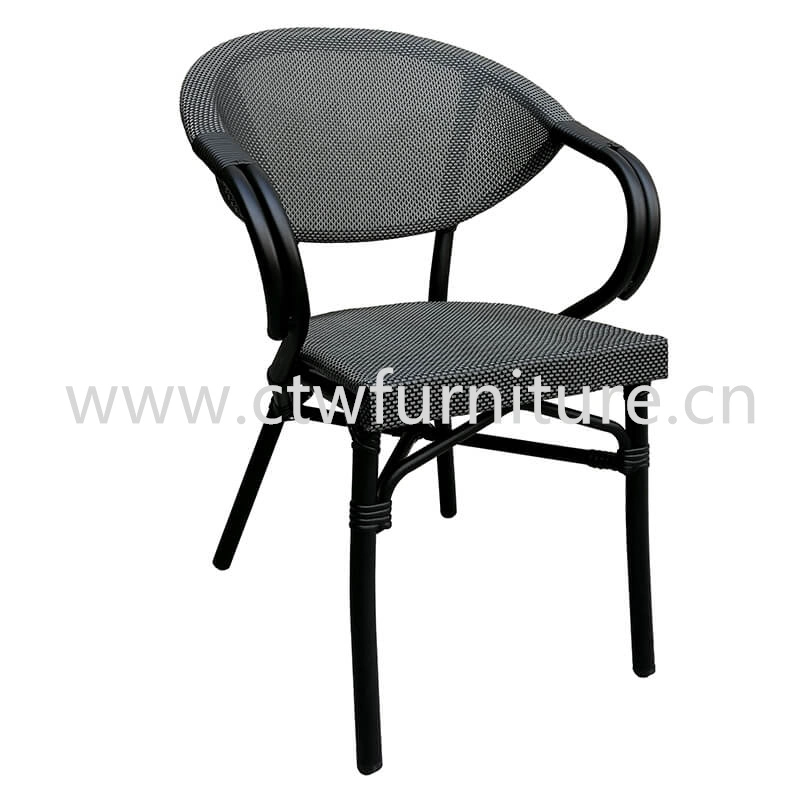 Designer Washable Portable Outdoor Nordic Rattan Stacking Dining Chair