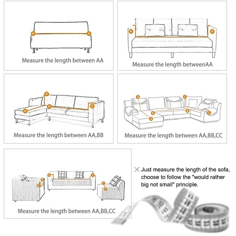 Stretch Slipcover Elastic Tight Wrap All-Inclusive Couch Cover L Shape Sofa Cover Stretch for Furniture Armchairs