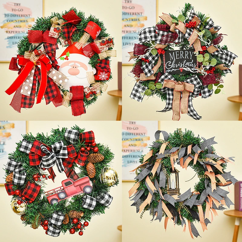 Christmas Elf Leg Wreath Christmas Burlap Wreath