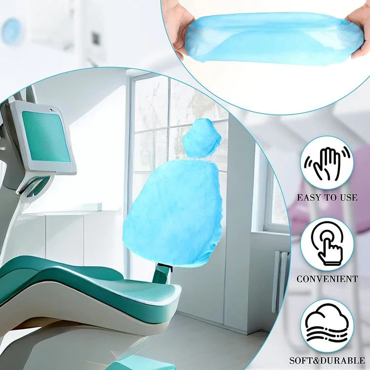 SJ Dental Chair Sleeve Protectors Blue Non woven Dental Chair Covers Disposable For Dentist Tattoo Customer