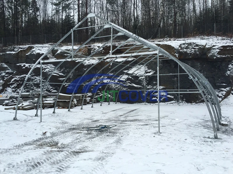 Boat Cover with Steel Frame Structure and Peak Style Roof