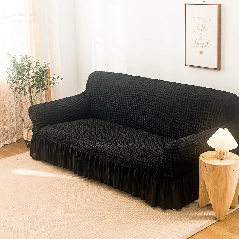 Easy Fitted Sofa Couch Cover Protector Sofa Slipcover with Skirt