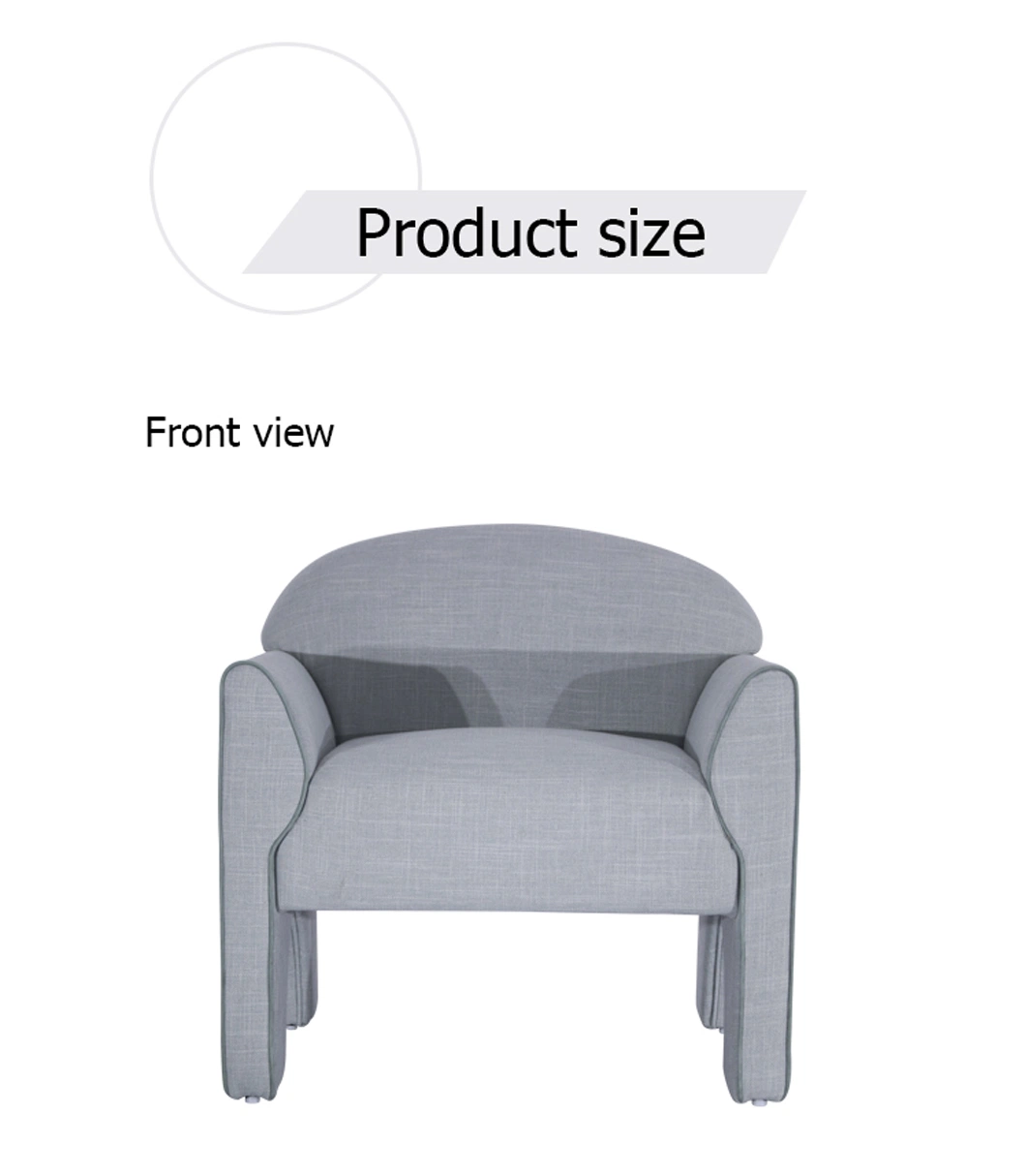 Nordic Design Minimalist Living Room Furniture Armrest Lounge Chair