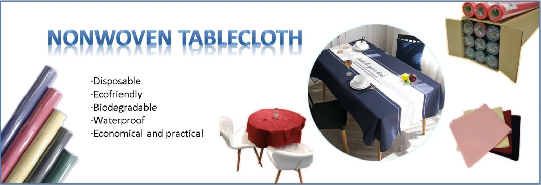 Hot Selling Tablecloth and Chair Cover Decoration Tablecloth with Customizable Patterns