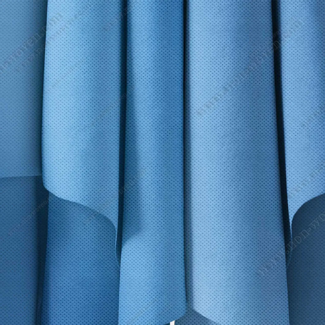 Sky Blue Biodegradable PP Nonwoven Cloth