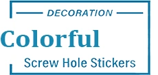Plastic Hole Covers Screw Fix PVC Screw Cap Covers Black Adhesive Hole Covers Wood Screw Covers for Furniture