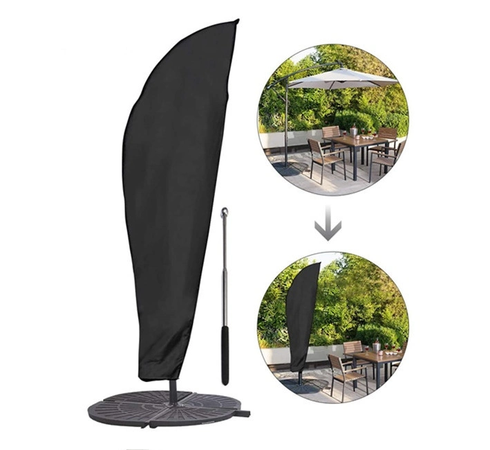 Waterproof Windproof Banana Parasol Umbrella Cover for Garden Seaside Outdoor