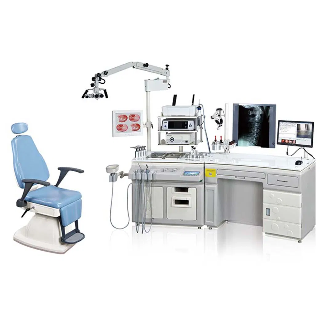 Completed Ent Examination Unit with Ent Chair Ent Workstation Table Ent Unit