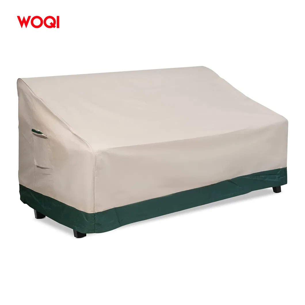 Woqi Outdoor Furniture Cover, 100% Waterproof Heavy-Duty Double Sofa Cover