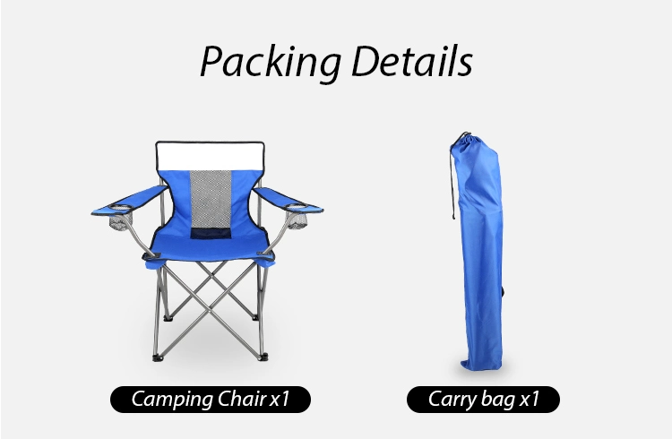 Wholesale OEM Outdoor Cheap Sillas Plegables Picnic Camping Folding Chair with Armrest