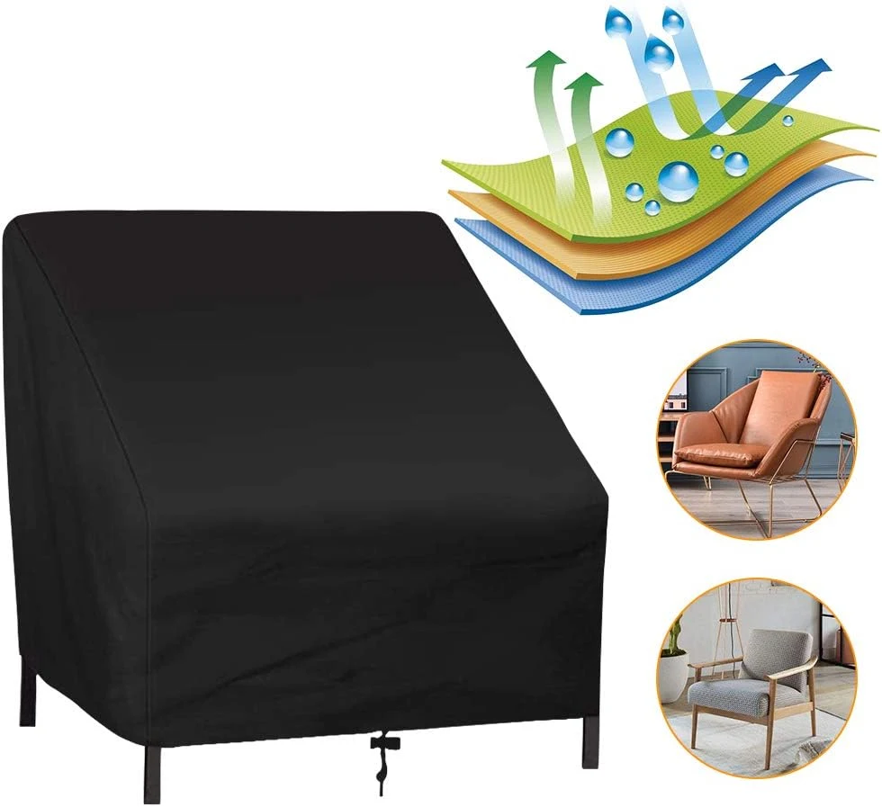 Waterproof Outdoor Chair Cover, Outdoor Terrace Furniture Cover, Rocker Lounge Deep Chair Cover