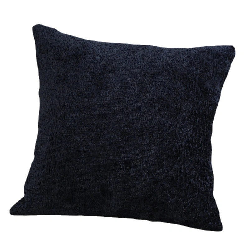 Wholesale Luxury Solid Plain Velvet Cushion Cover Living Room Car Sofa Decor Custom Cushion Cover