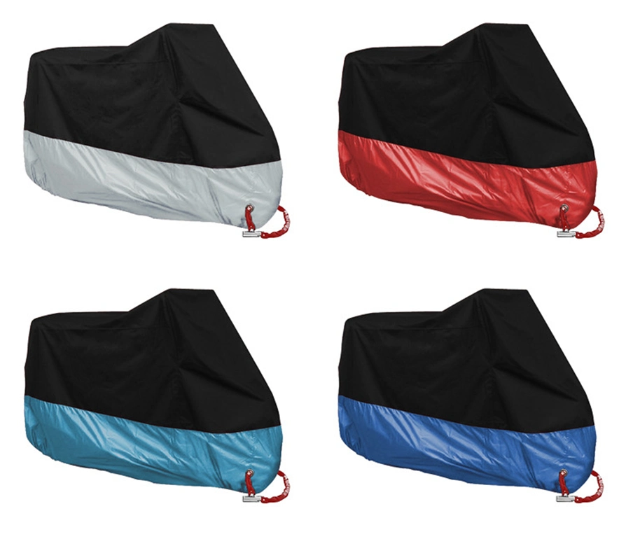 Motorbike Breathable Cover with Buckle Lock Hole UV Resistant Rainproof Dust-Proof Cover Wyz12944