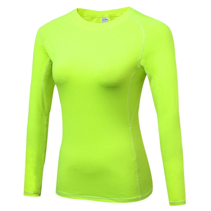 Quick Dry Shirt Long Sleeve Tights Fitness Sports Tops Fitness Women Long Sleeve Gym Tops Bl14452