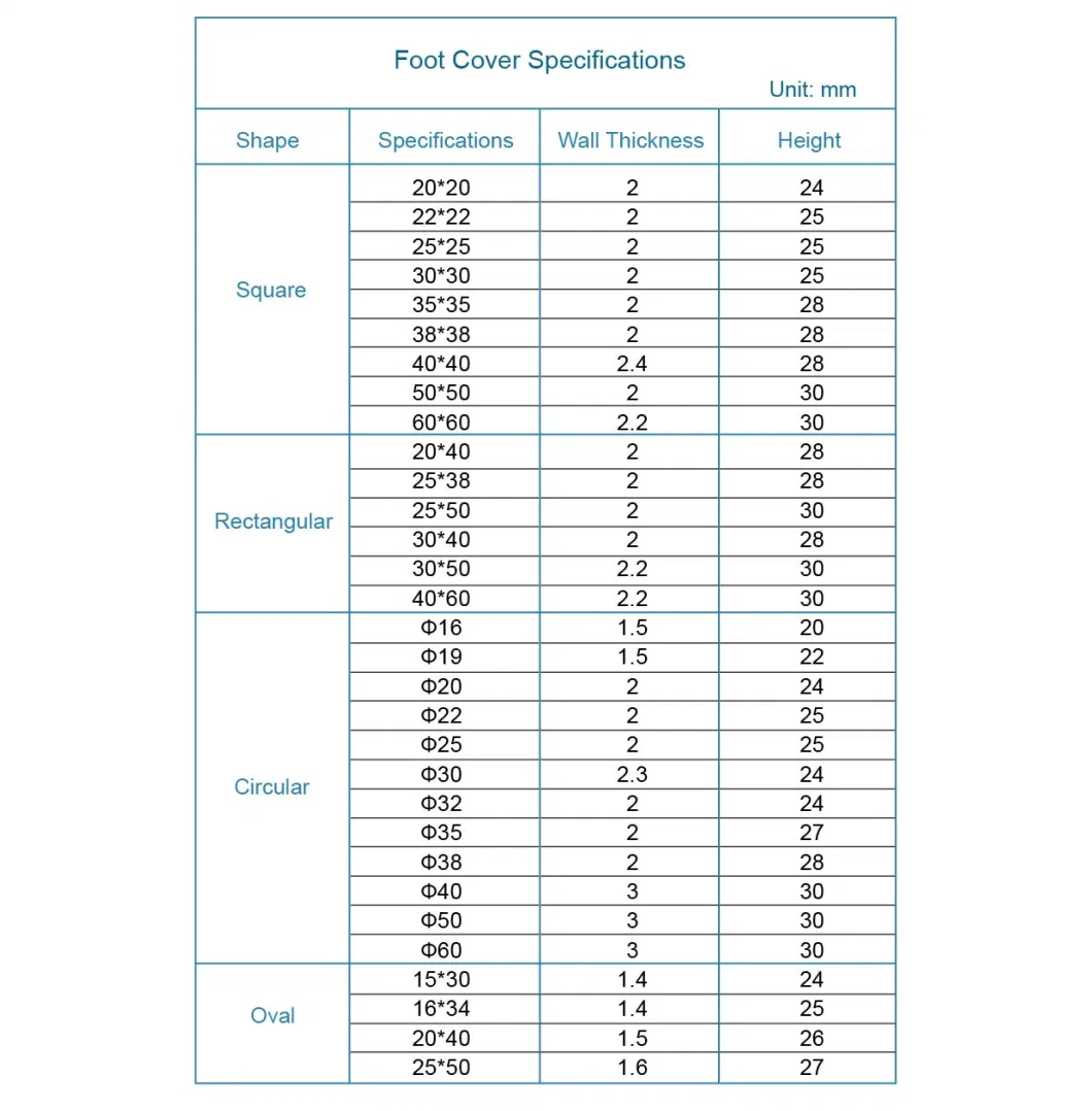 25*50 20*40 Oval Tube Sleeve PVC Soft Rubber Sleeve Iron Tube Protective Sleeve Furniture Table and Chair Leg Sleeve