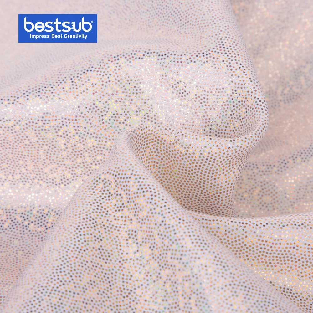 Bestsub Sublimation Glitter Heart Shape Pillow Cover (40*40cm, Champagne)