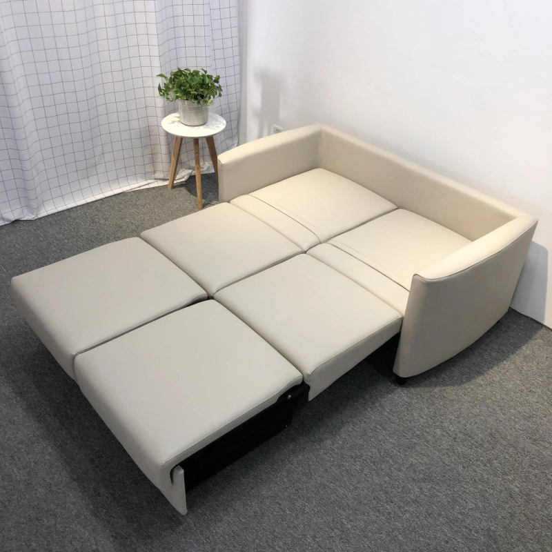 New Design Convertible Double Sofa Couch Sleeping Futon Folding Hospital Hotel Storage Sofa Bed