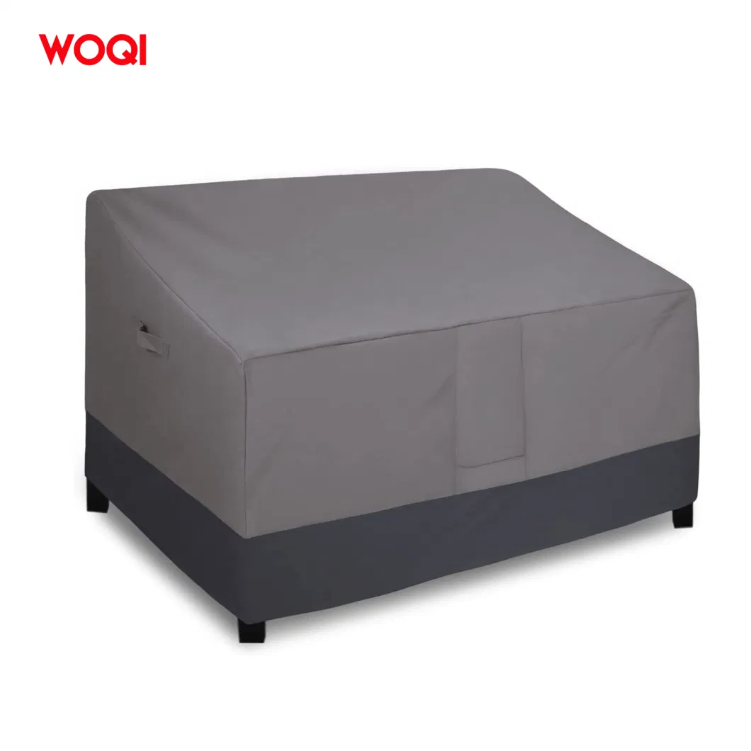 Woqi Waterproof Outdoor Sofa Cover, Outdoor Double Seat Sofa Cover with Ventilation