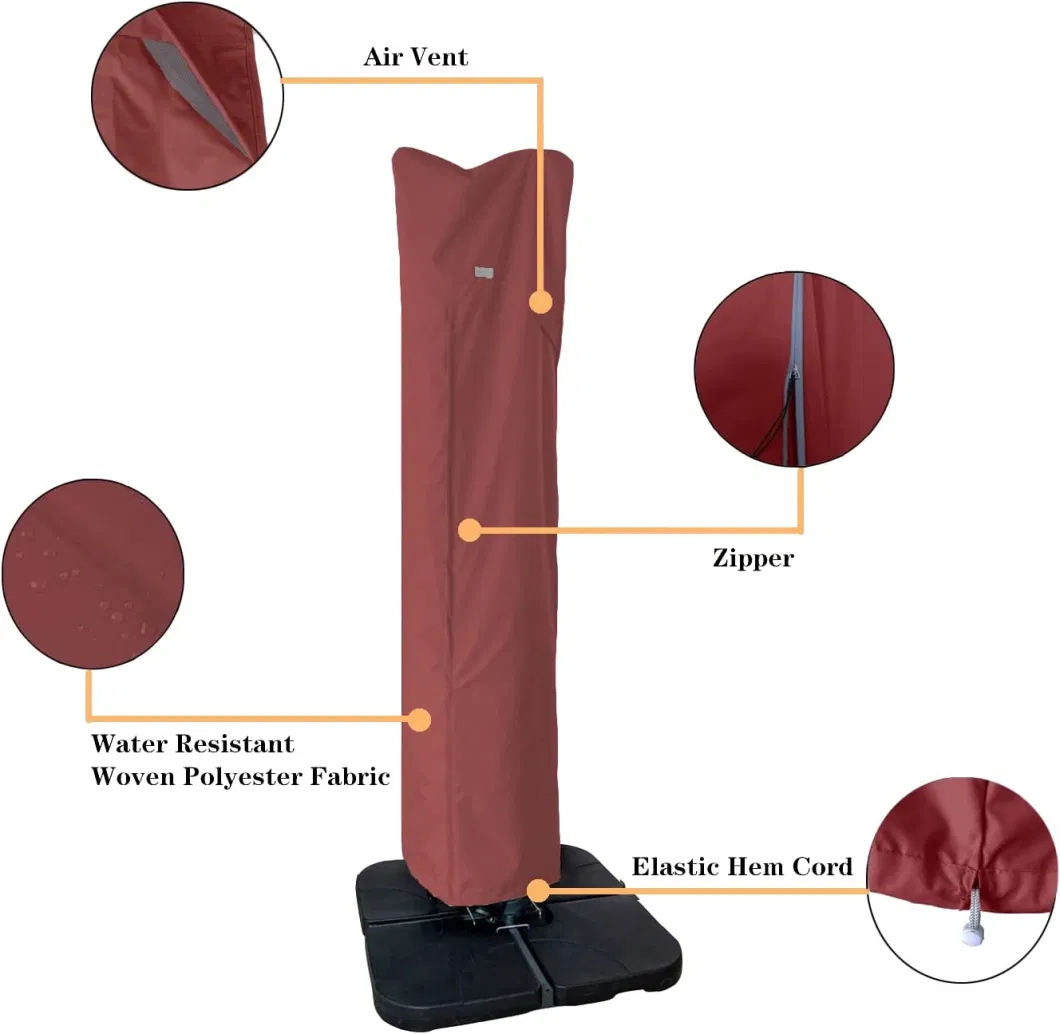 Heavy-Duty Outdoor Patio Umbrella Cover for Superior Protection Modern Garden Furniture Covers