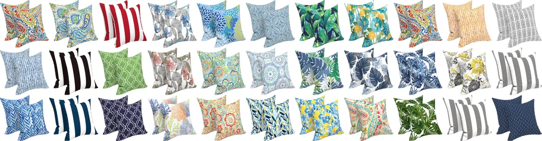 Replacement Patio Sofa Seat Cushion for Outdoor Garden Chair with Unique Printed Designs