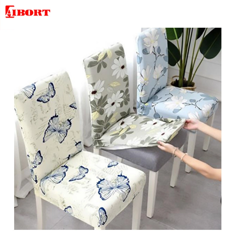 Aibort Wholesale Cushion Elastic Integrated Universal Dining Room Chair Covers