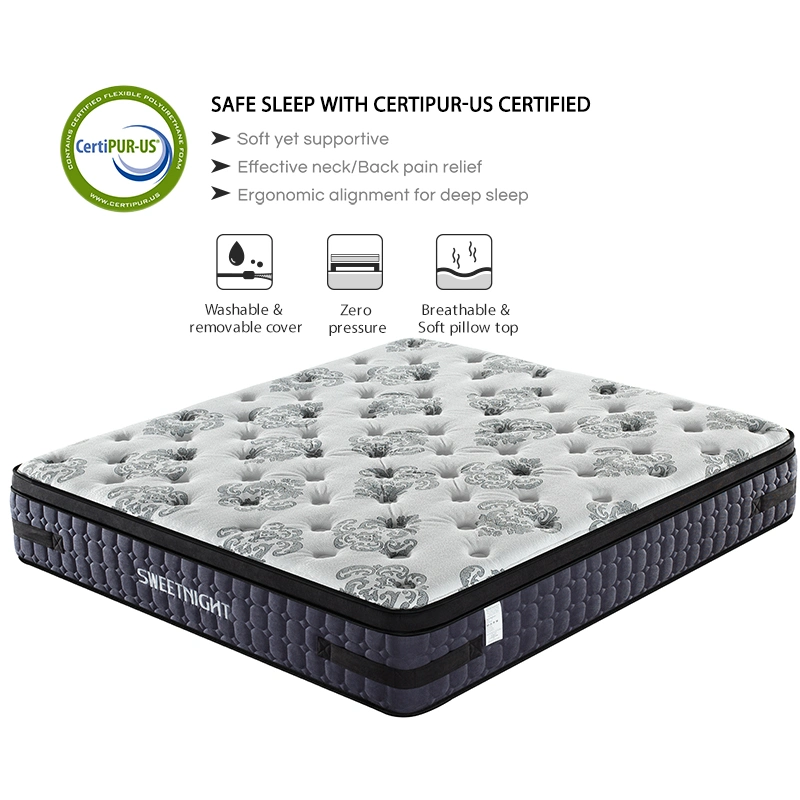 Folding Hotel Compressed High Quality in a Box King Spring Mattress