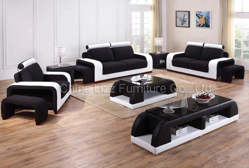 Latest Modern Living Room Set Genuine Leather Sofa