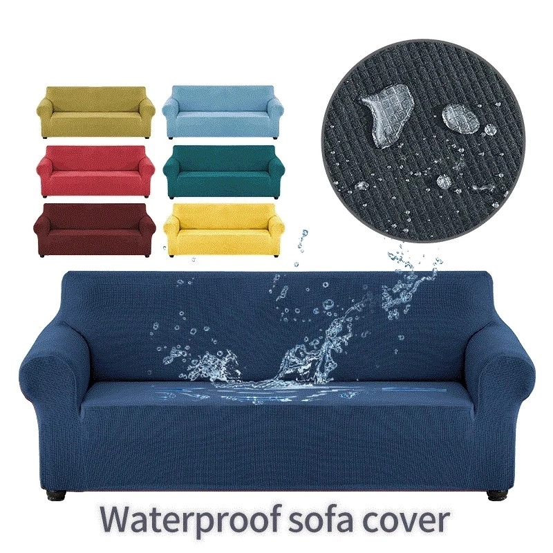 Customed Sectional Slipcover Waterproof Elastic Strech L Shape Sofa Cover