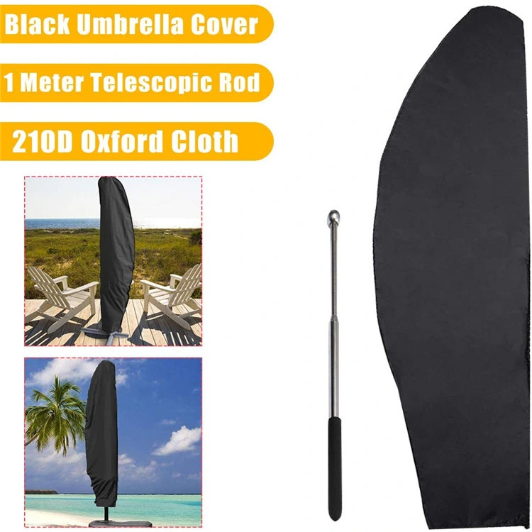 Waterproof Windproof Banana Parasol Umbrella Cover for Garden Seaside Outdoor