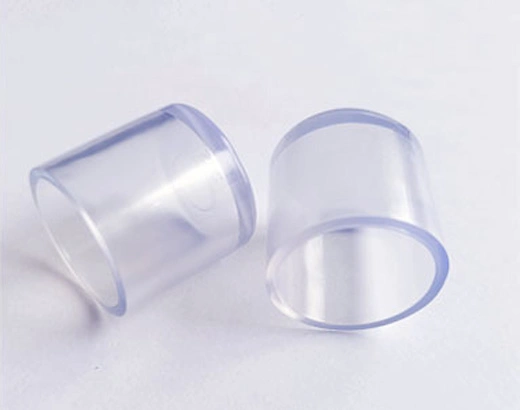 Transparent Rubber Sleeve/25 * 25 Square Pipe Sleeve/Table and Chair Scratch Resistant Foot Sleeve