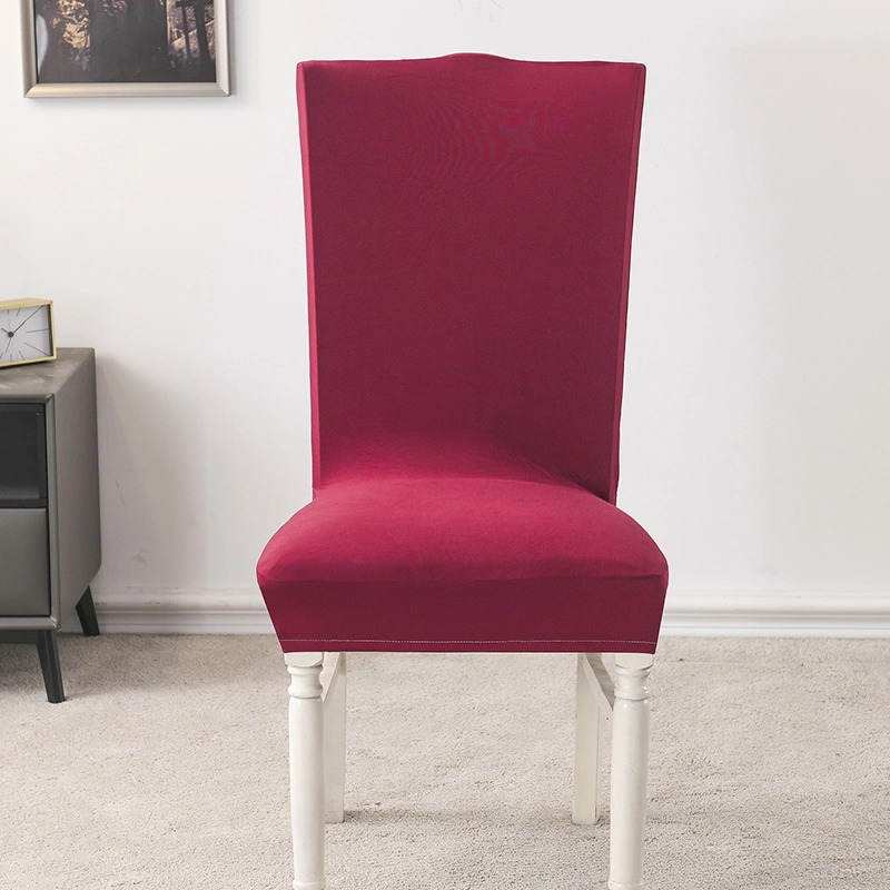 Plain Color Waterproof Slipcover Stretch Velvet Chair Cover for Living Room