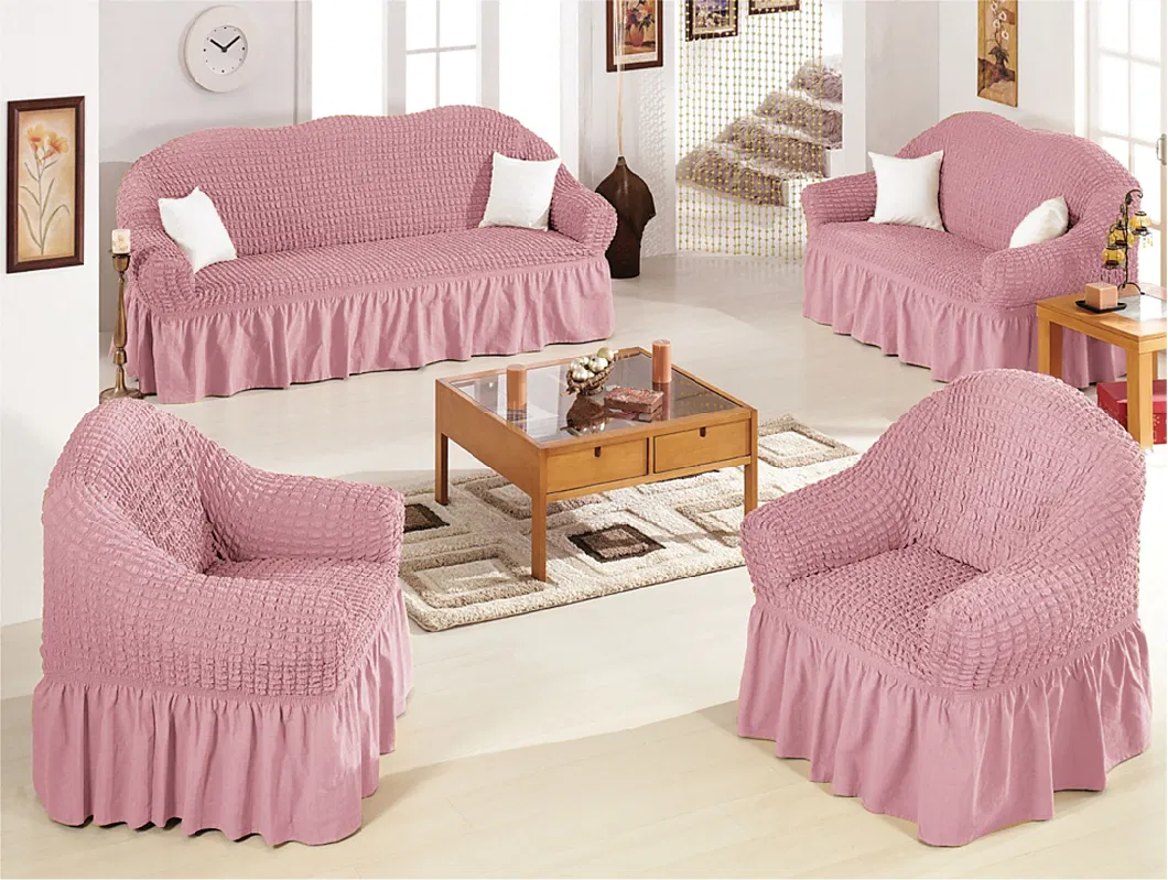 Wholesale Slip-Resistant 3 Seater Skirt Stretch Elastic Chair Sofa Cover