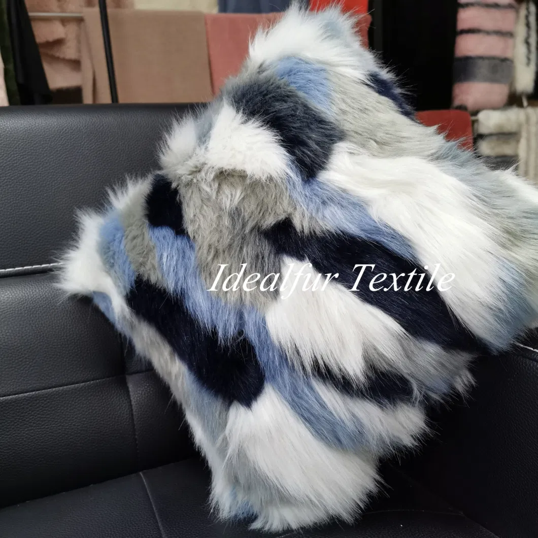 Fluffy Faux Fur Pillow Cover as Bedroom Decoration