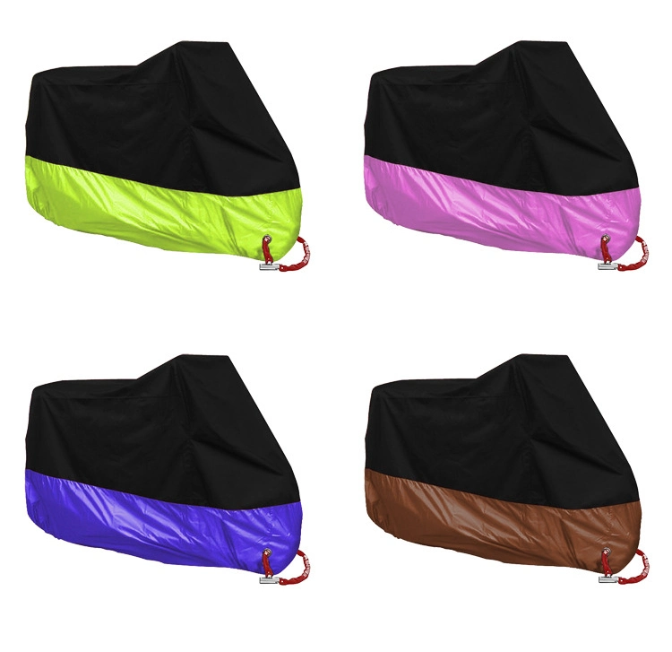 Motorbike Breathable Cover with Buckle Lock Hole UV Resistant Rainproof Dust-Proof Cover Wyz12944