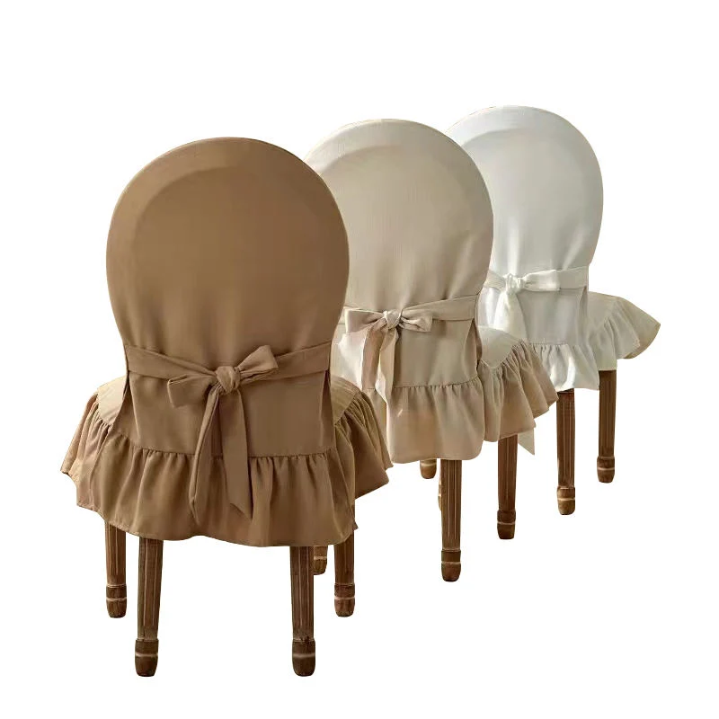 Customization Wedding Chair Covers Party High Quality Wingback Church Chair Slipcovers