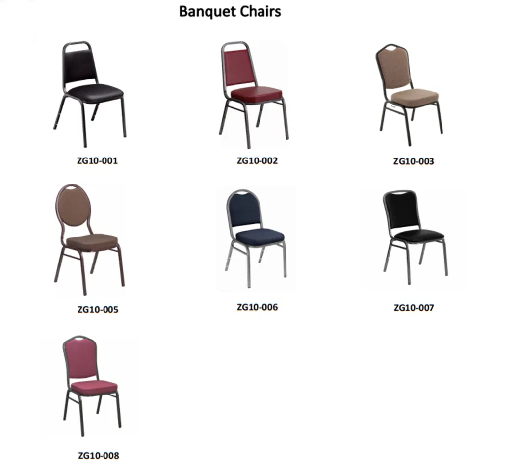 Professional Manufacturer of Stackable Ascot Black Vinyl Steel Square Seat Dining Banquet Chair (ZG10-002)