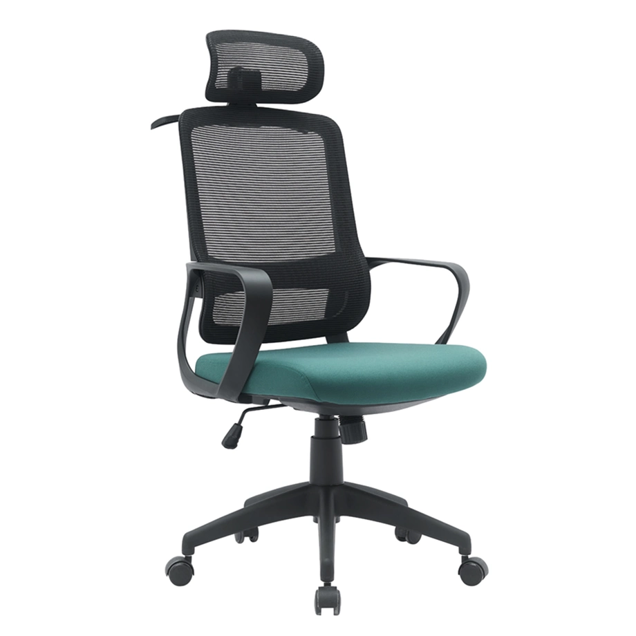 Partner New Mesh Fabric Cover Office Chair with Height Adjustable Headrest Banks