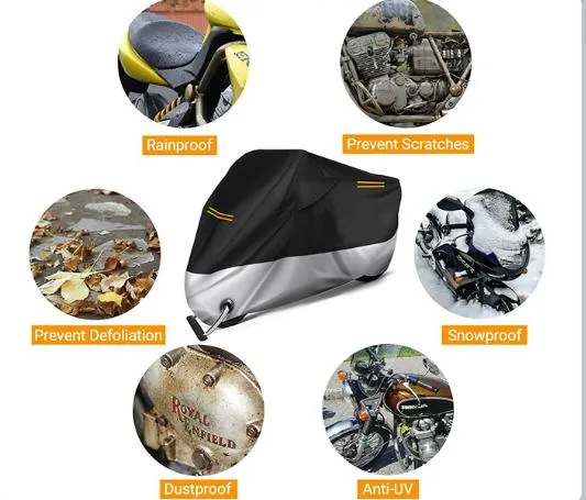 PEVA PVC Waterproof and UV Durable Motorcycle Cover