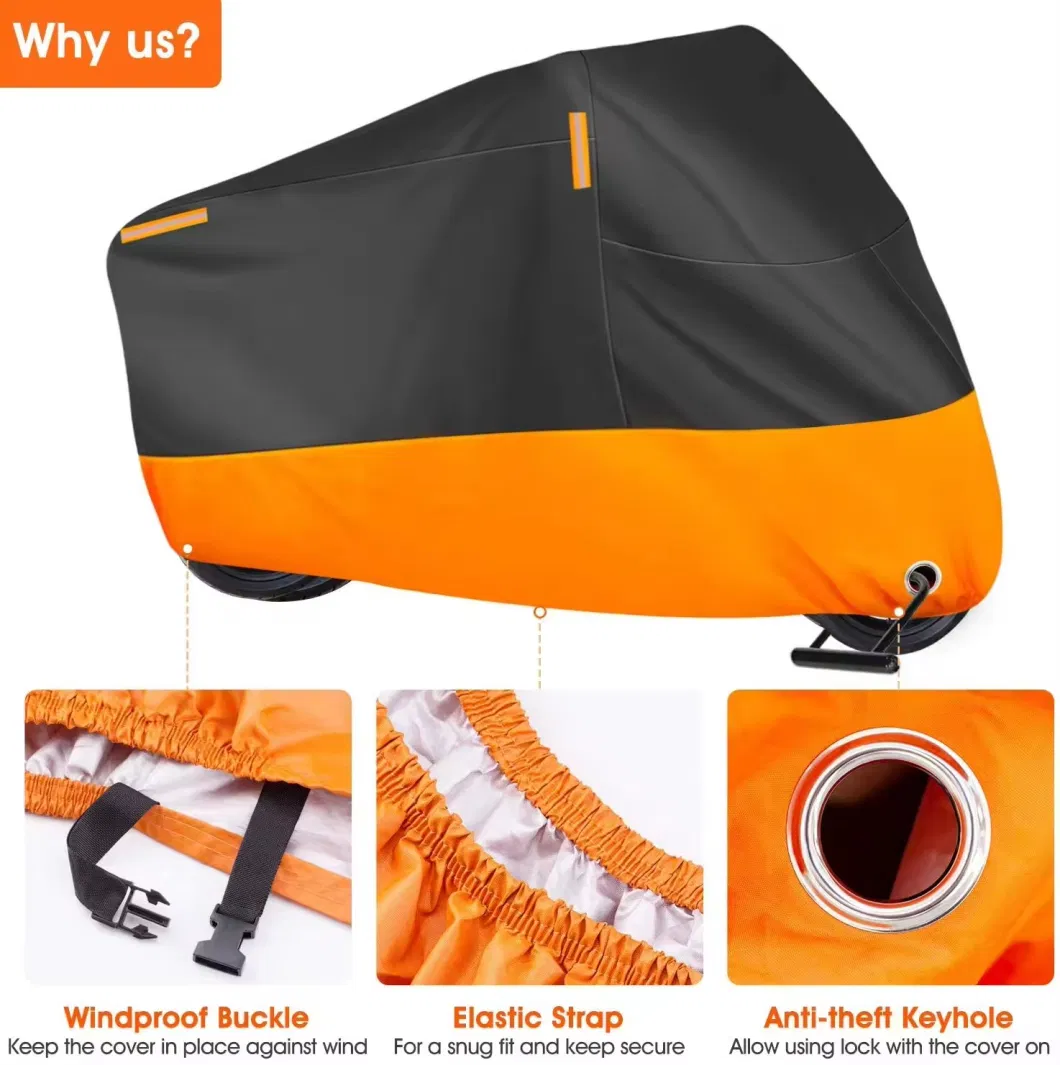 PEVA PVC Waterproof and UV Durable Motorcycle Cover