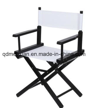 Short Cross Director Chair Contemporary and Contracted Folding Chairs, Leisure Fishing Chair Canvas Wooden Chair (M-X3829)