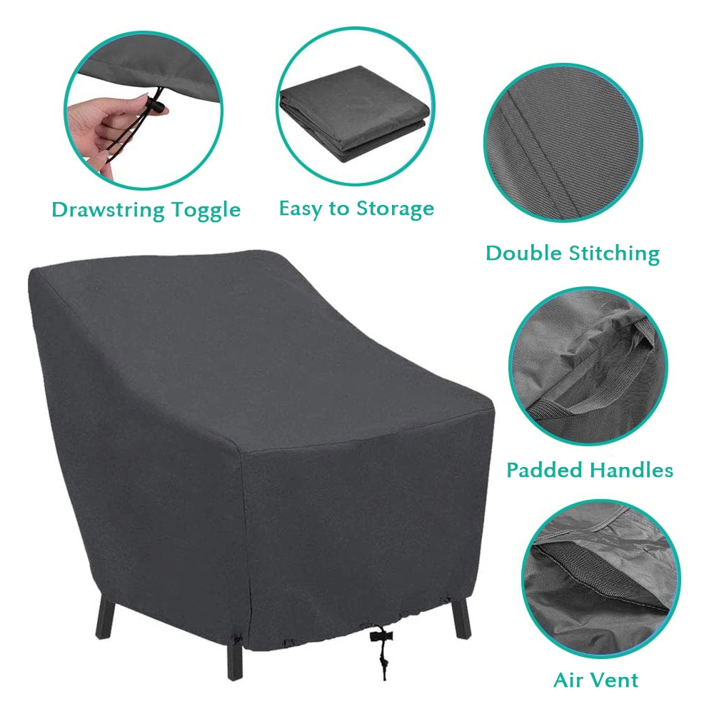 Outdoor Waterproof Furniture Chair Cover UV-Resistant Patio Lawn Chair Covers