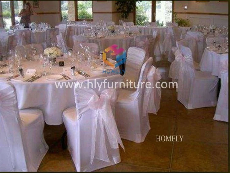 Gold Spandex Chair Cover for Tiffany Banquet Chair Used